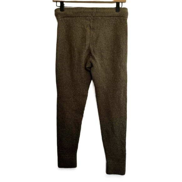 Jenni Kane Olive Green Alpaca Fisherman Sweatpants Lounge Pants Size‎ XS - Picture 3 of 12